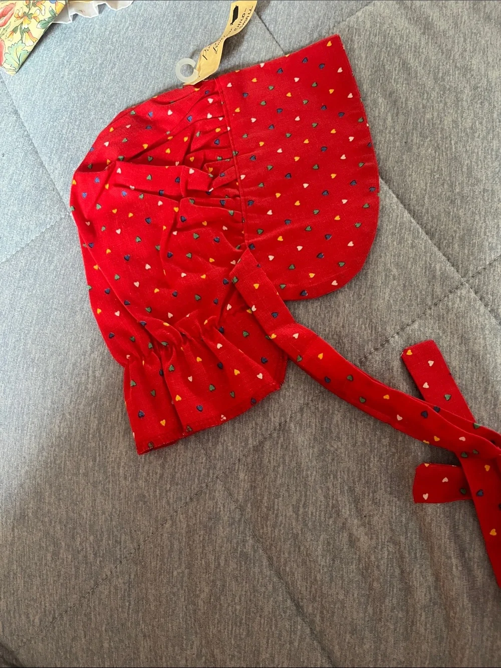 Hand Sewn Bonnets baby ties